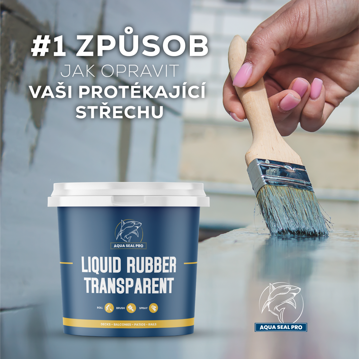 AQUA SEAL PRO 300ml – Vodotěsné průhledné lepidlo