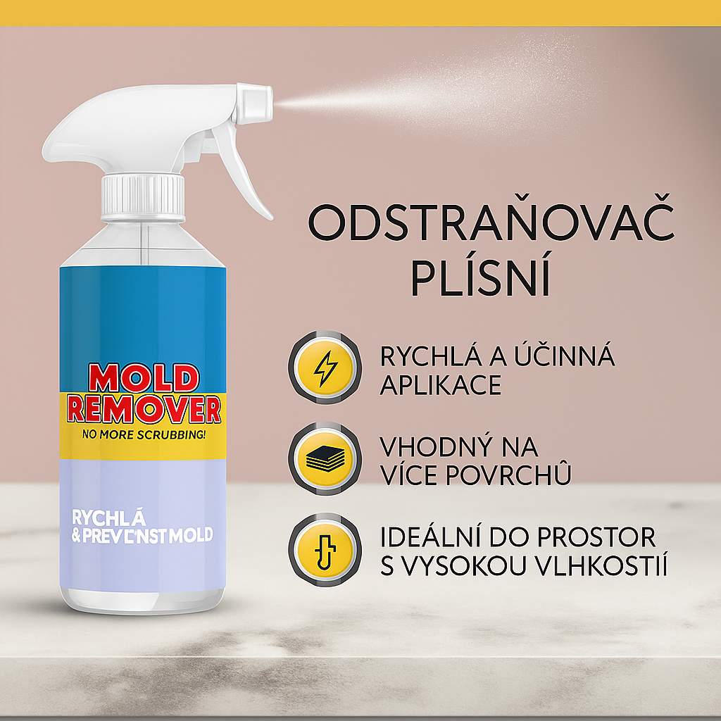 Mold Remover – Sprej na Odstranění Vlhkosti a Plísní s Příjemnou Vůní