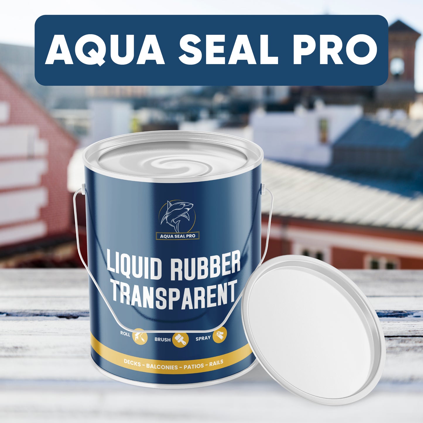 AQUA SEAL PRO – Výkonná hydroizolace v bílé a průhledné verzi